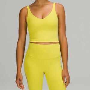 Lululemon Align Tank Top in Yellow EUC
